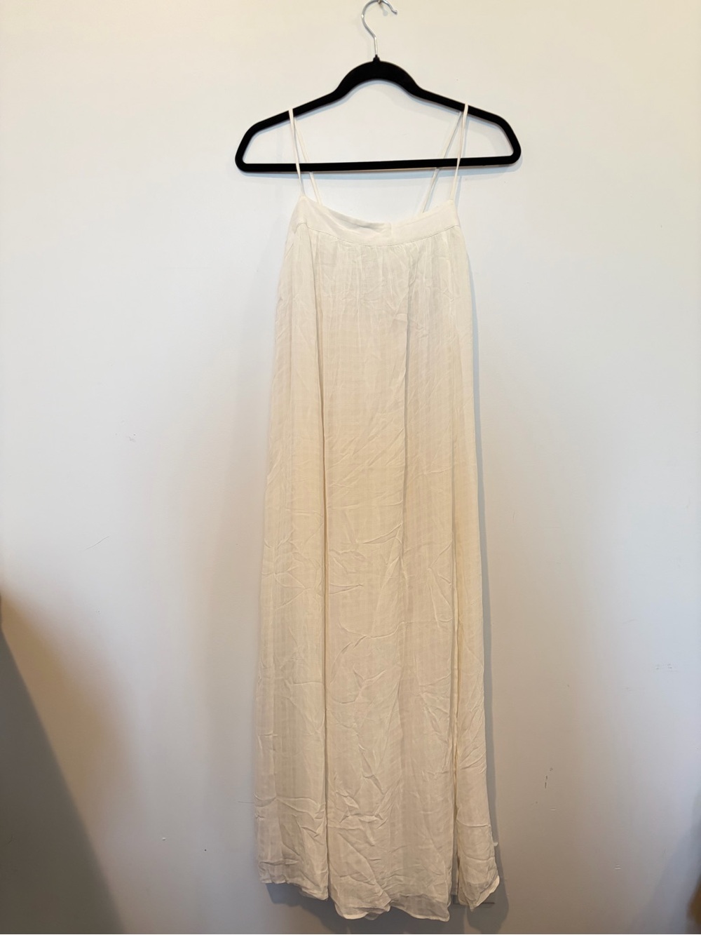 NWT Aritzia Wilfred Chant Thigh Slit Maxi Dress In Espace Women's Size Small - Picture 4 of 16